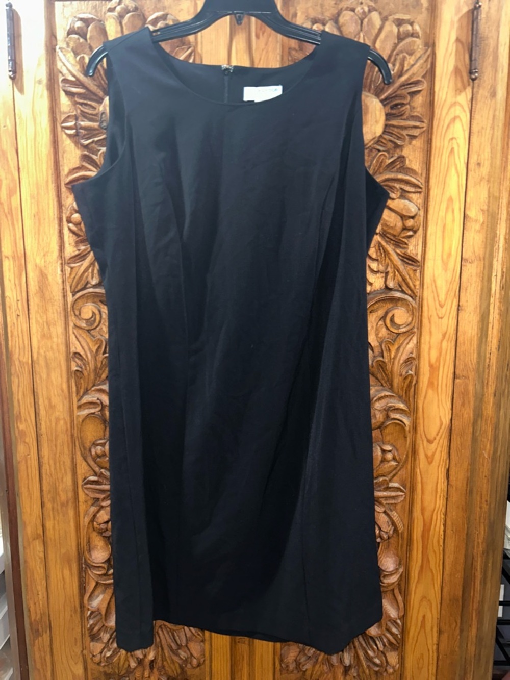 NWT Sag Harbor black 18W sheath dress